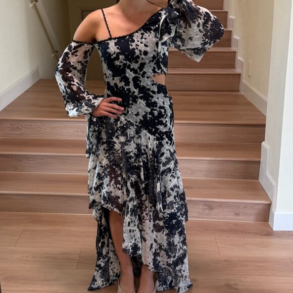 Jonathan Simkhai Maxi Long-Sleeve Dress Size US 2 - Picture 1 of 6